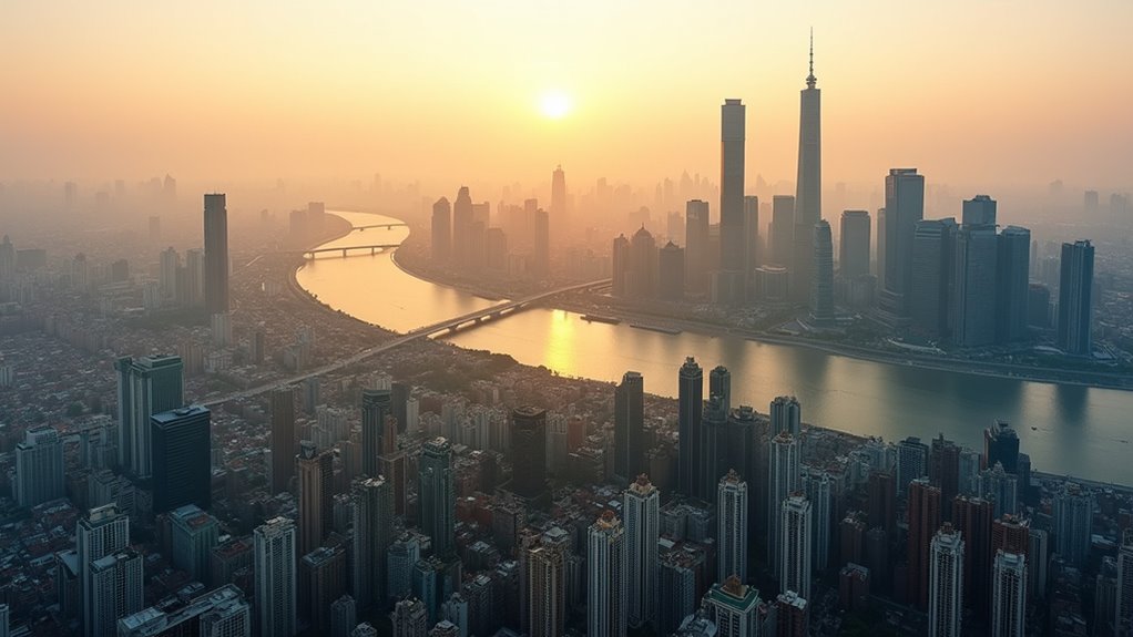 iconic shanghai skyline views