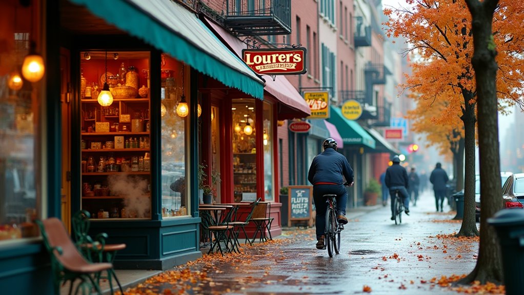 independent shops and cozy caf s