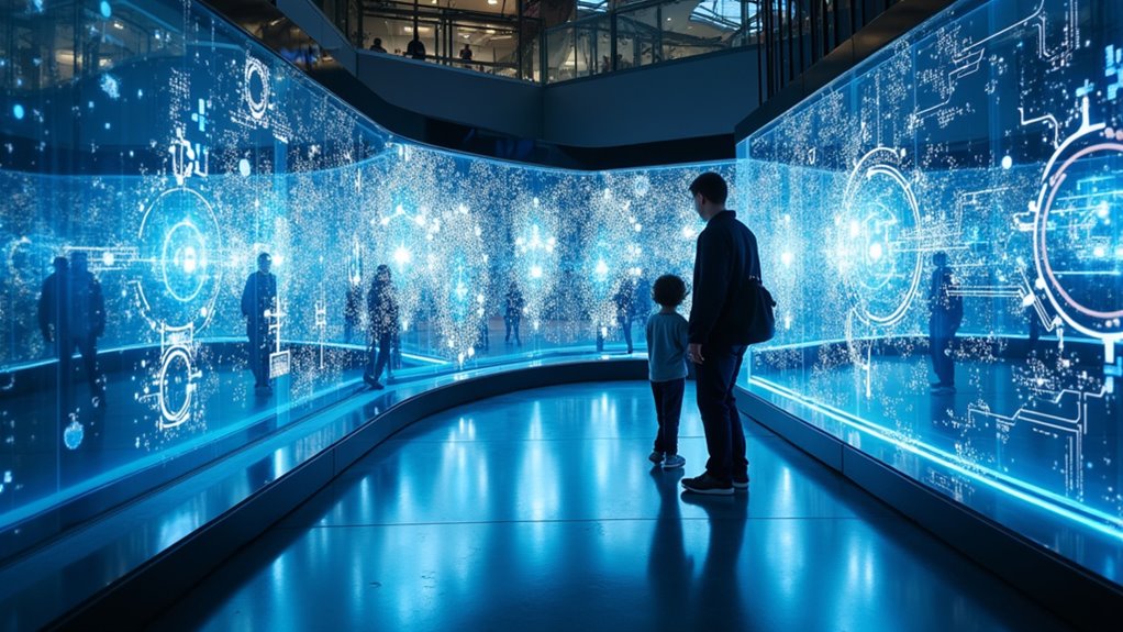 interactive futuristic technology exhibits