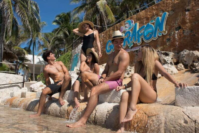 Isla Mujeres: Royal Garrafon VIP and Punta Sur admission - The activities—adventure and serenity combined
