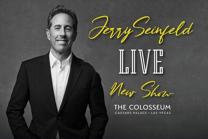 Jerry Seinfeld at the Colosseum at Caesars Palace Ticket - Booking and Ticket Options