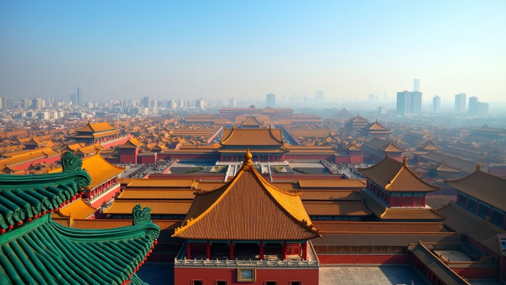 jingshan park panoramic views