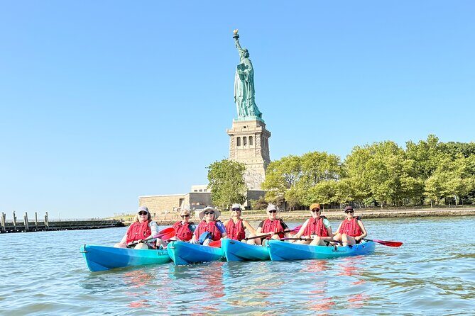 Kayak Next To The Statue of Liberty