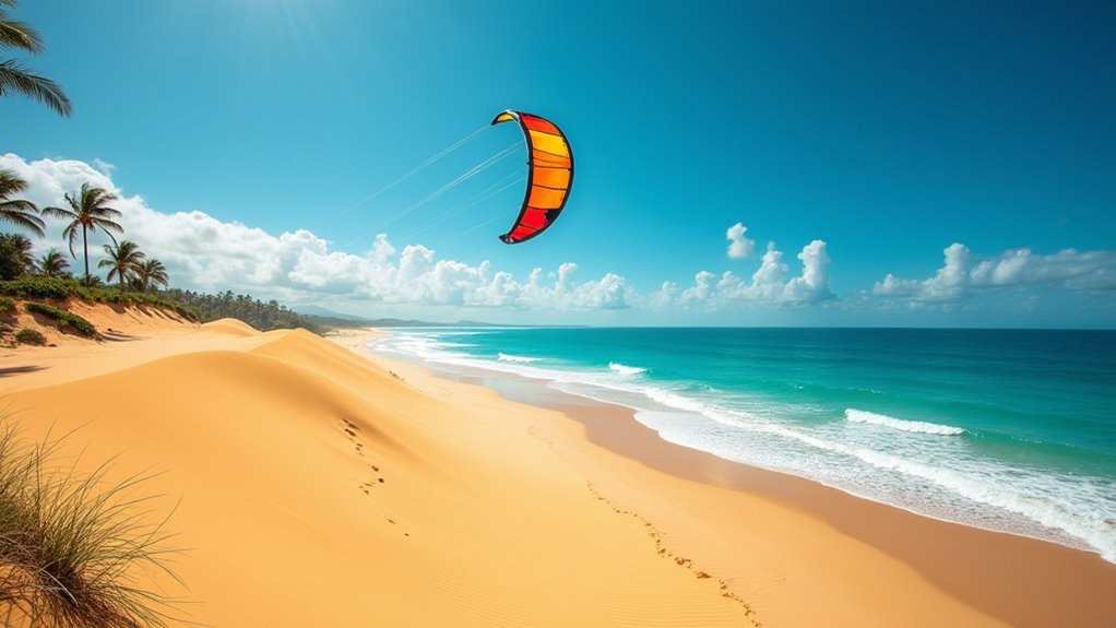 kitesurfing dunes lagoon waves
