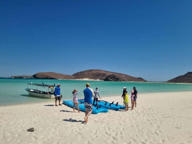 La Paz: Sea Lions & Mega-Paddleboard Tour in Balandra - The Itinerary: Well-Planned and Flexible