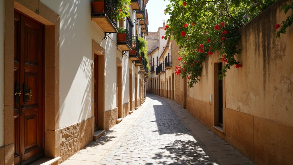 labyrinthine streets historic plazas