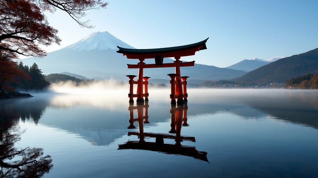 lake ashi torii photo