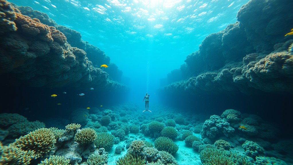 largest enclosed lagoon diving