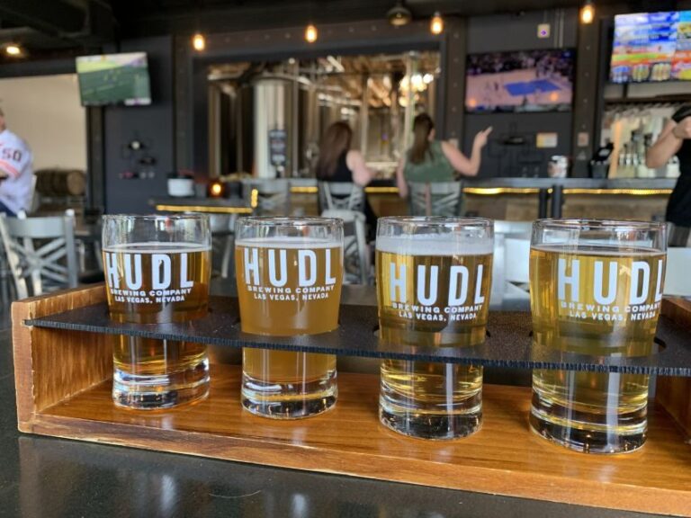Las Vegas: Brewery Tour by Party Bus with 3 Flights of Beer - Price and Value