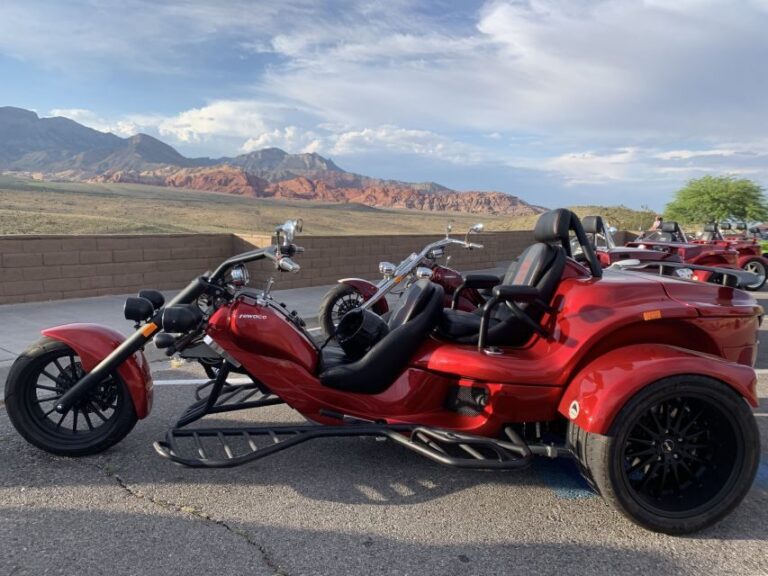Las Vegas: Red Rock Canyon and Las Vegas Strip Trike Tour - Practical Details and Considerations
