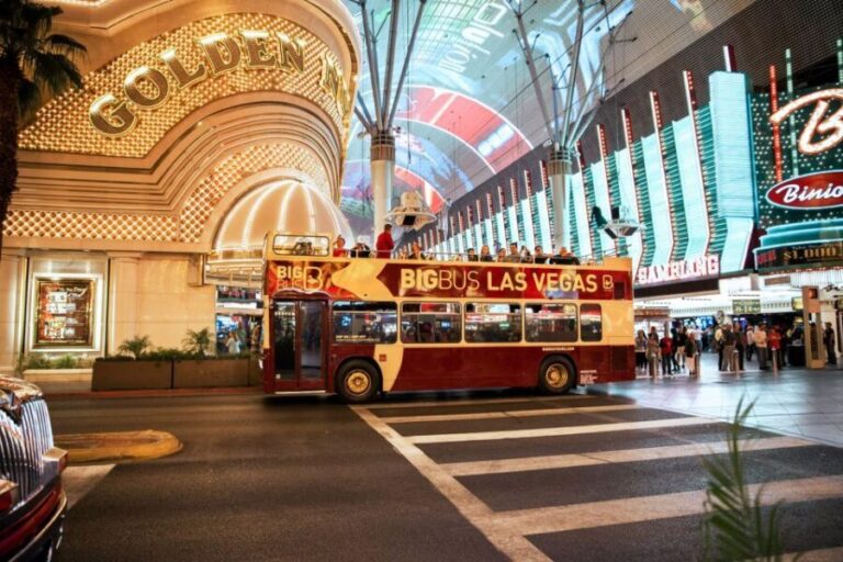 Las Vegas: Sightseeing Night Tour by Open-top Bus - The Route and Sights