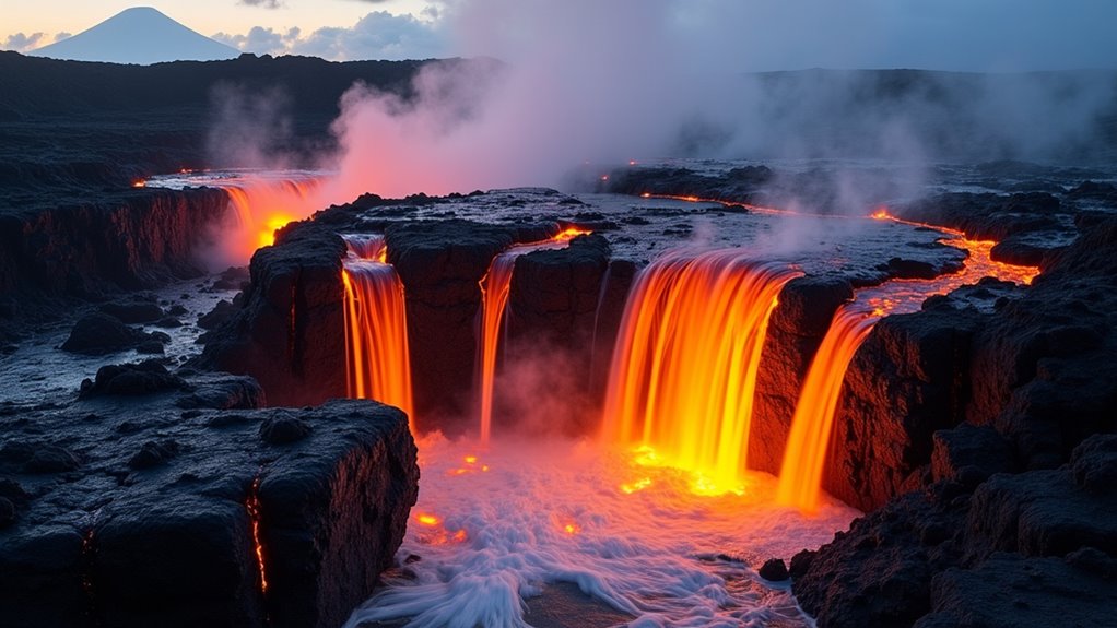 lava crater overlooks hazards
