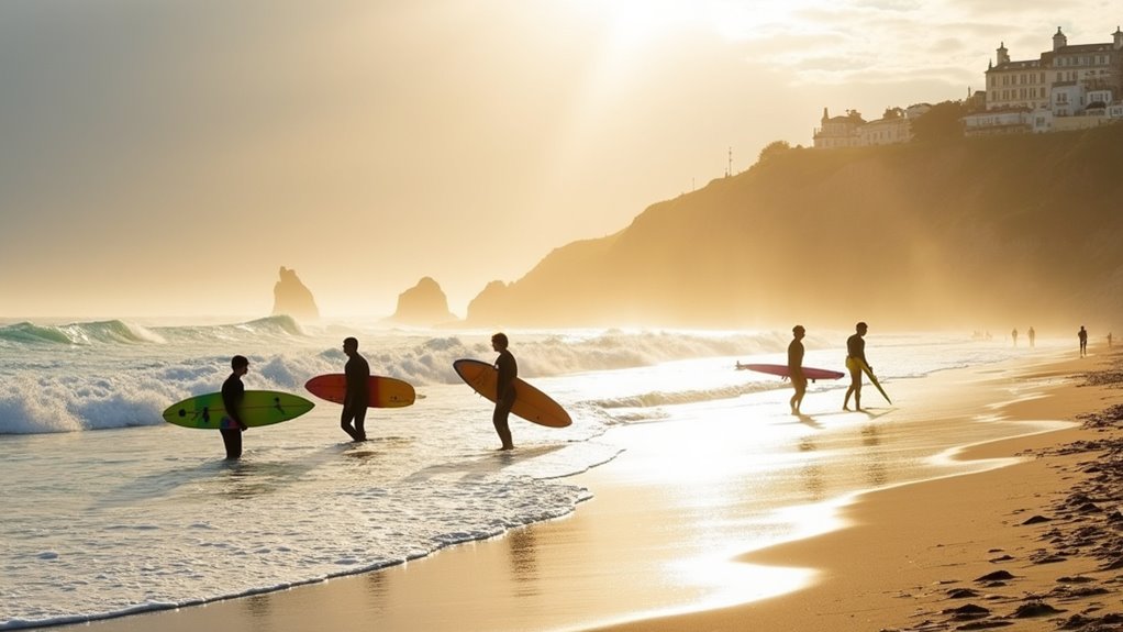 learn to surf at biarritz