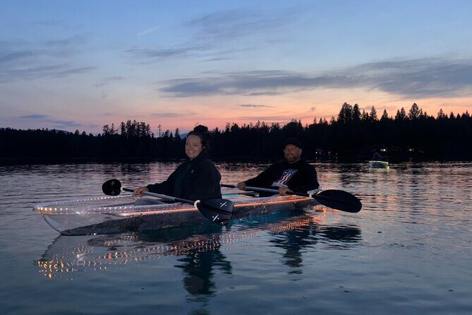 LED Illuminated Sunset Clear Kayak Tour //Kalispell, MT// - Who Will Love This Tour?