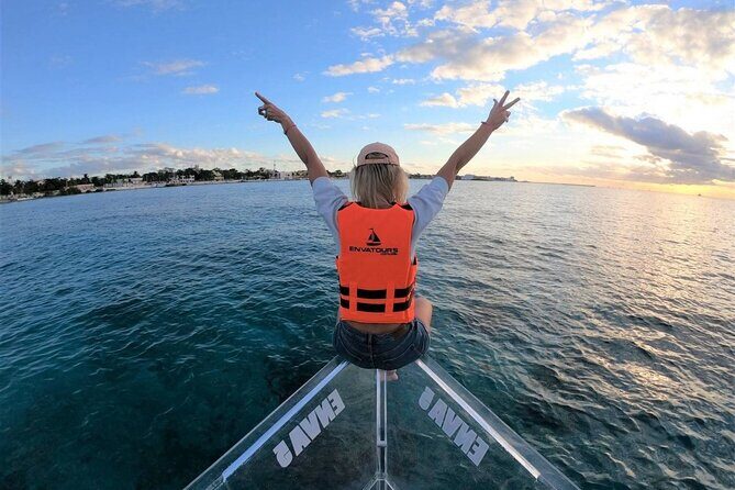 Live Cancun from our Transparent Boat - Stop 2: Caribbean Sea and the Reefs — A Vibrant Underwater World