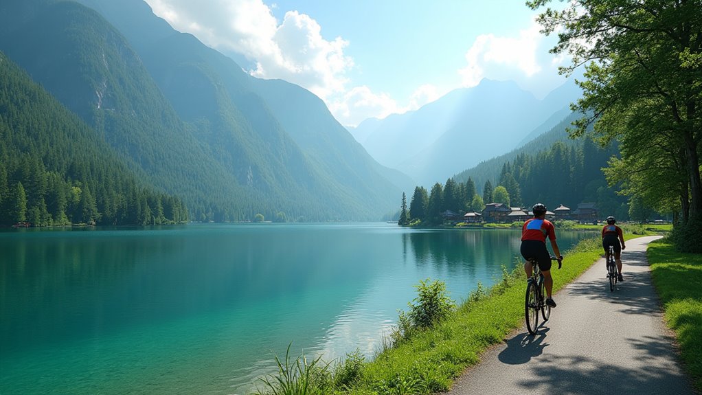 liyu lake cycling adventure