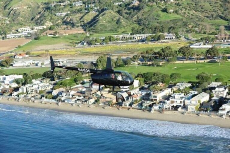 Los Angeles: 30 Minutes Helicopter Tour of the Coastline - Practical Considerations and Tips