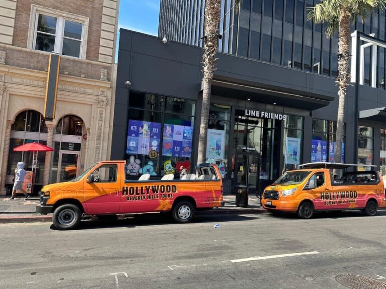 Los Angeles: Hollywood and Beverly Hills Open-Top Bus Tour - What’s Included and What’s Not