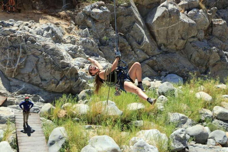Los Cabos: Zip Lines and UTVs with Mexican Lunch and Drinks - Into the Canyon: Activities Galore