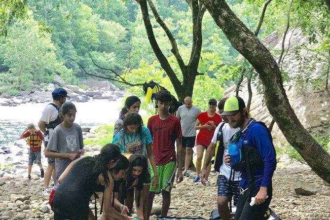 Lower Gauley Fall Rafting Special in WV - The Midday Break: A River-Side Feast