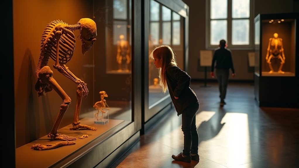 lucy skeleton and artifacts