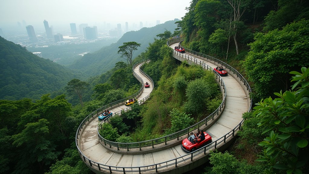 luge ride with panoramic views
