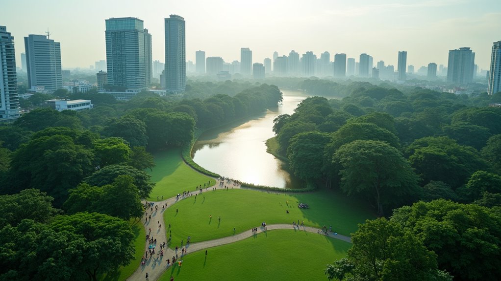 lumpini park green oasis escape