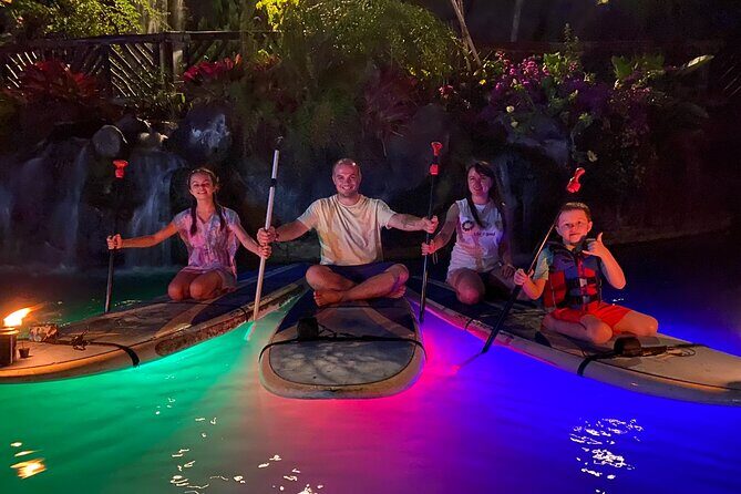 Lunar Legends Night Stand up Paddle Kayak Water Experience - The Experience in Detail