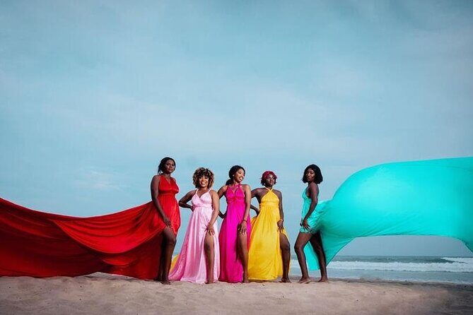 Luxury Flying Dress Photoshoot in Accra - The Booking and Price