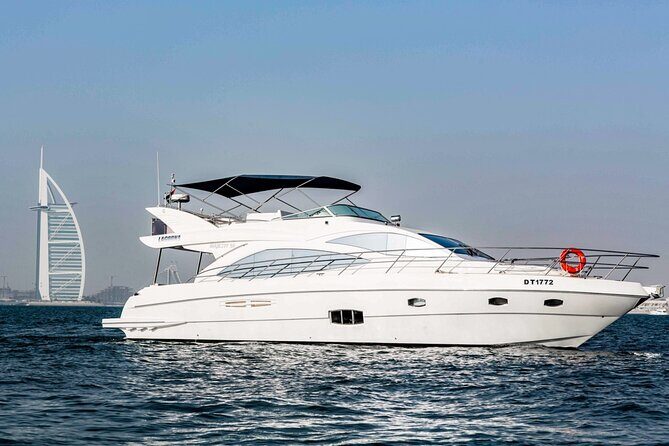 Luxury Yacht Dubai - Book 56 ft Yacht Cruise up to 24 people - Comfort, Safety, and Service
