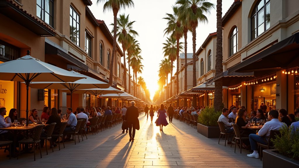 luxury shopping and diverse dining