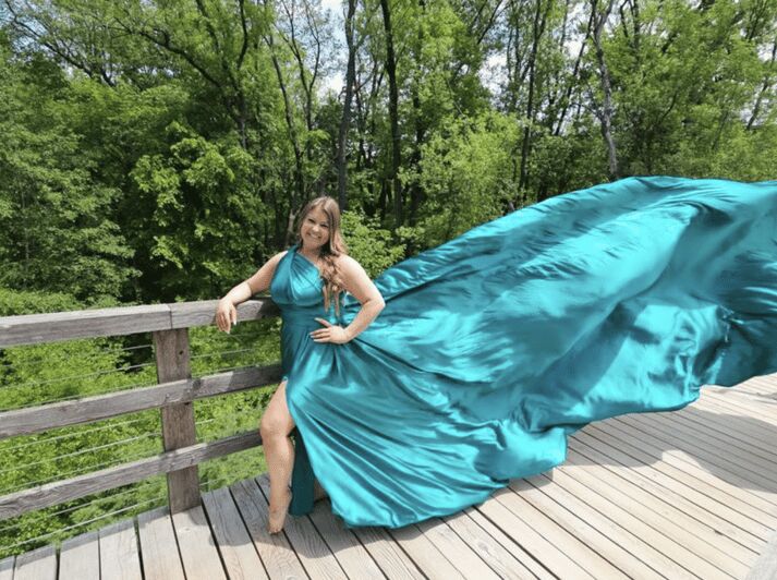Madison: Flying Dress Photo Shoot