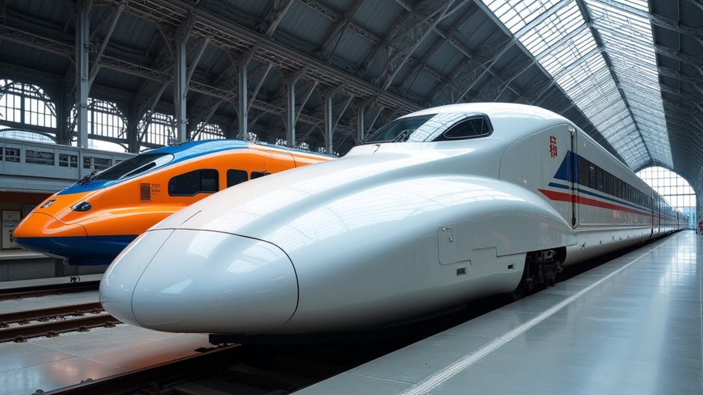 maglev trains and exhibits