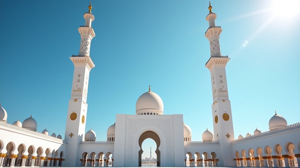 majestic white marble domes