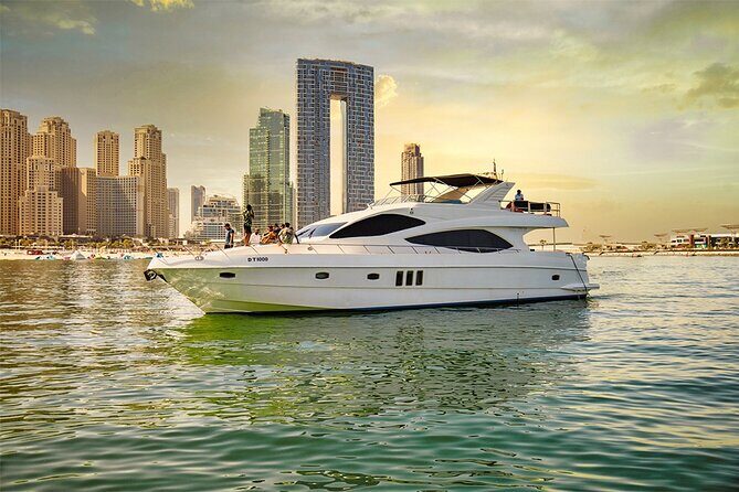 Majesty 77ft Diamond Dust Dubai's best yacht rental - Detailed Breakdown of the Experience