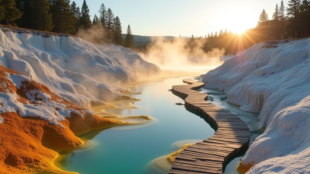 mammoth hot springs terraces