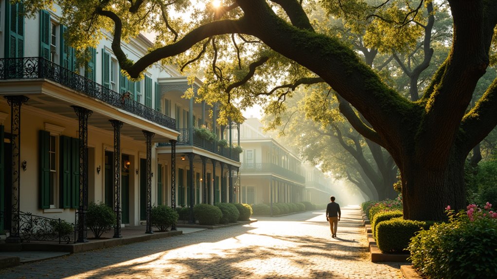 mansion lined tree shaded streets