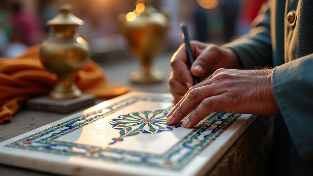 marble inlay art markets