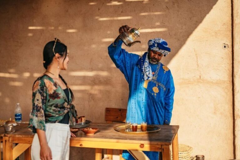 Marrakech: Agafay Desert Overnight, Dinner Show & Pool - Arriving at the Camp: What to Expect