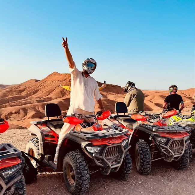 Marrakech: Agafay Desert Quad & Camel Rides Whit Dinner Show - Detailed Breakdown of the Itinerary