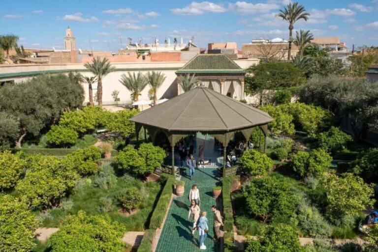 Marrakech: Ben Youssef Medersa, Le Jardin Secret & Souk Tour - Practical Details & Experience Tips