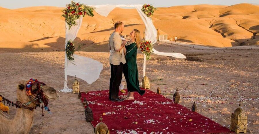 Marrakech Dinner Show Agafay Desert with Camels swiming pool - The True Value of This Experience