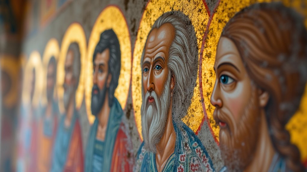 medieval frescoes at boyana
