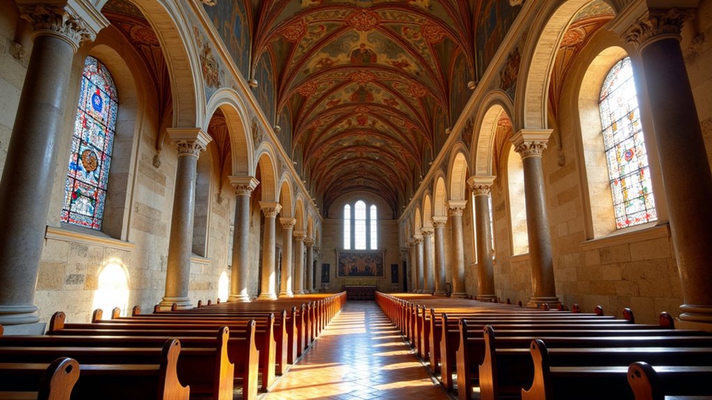 medieval frescoes depicting biblical scenes