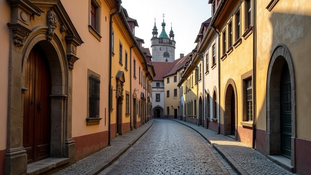medieval old town exploration