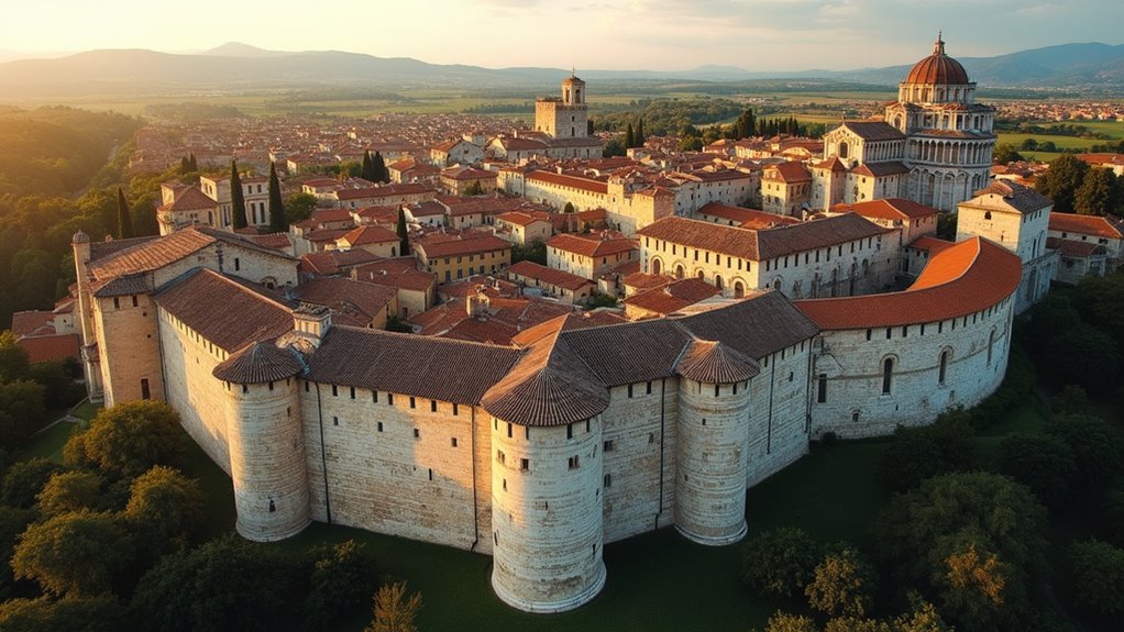 medieval walls scenic walk