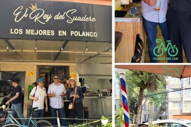 Mexico City: Taco Tasting Bike Tour in Polanco - Exploring Polanco on Two Wheels and Tastes