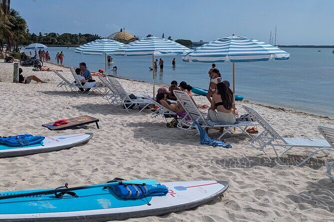 Miami Chair and Umbrella Package on Biscayne Bay - Who Will Appreciate This Experience?