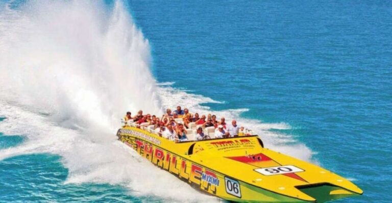 Miami: City Tour and Thriller Speedboat Adventure - Who will love this tour?