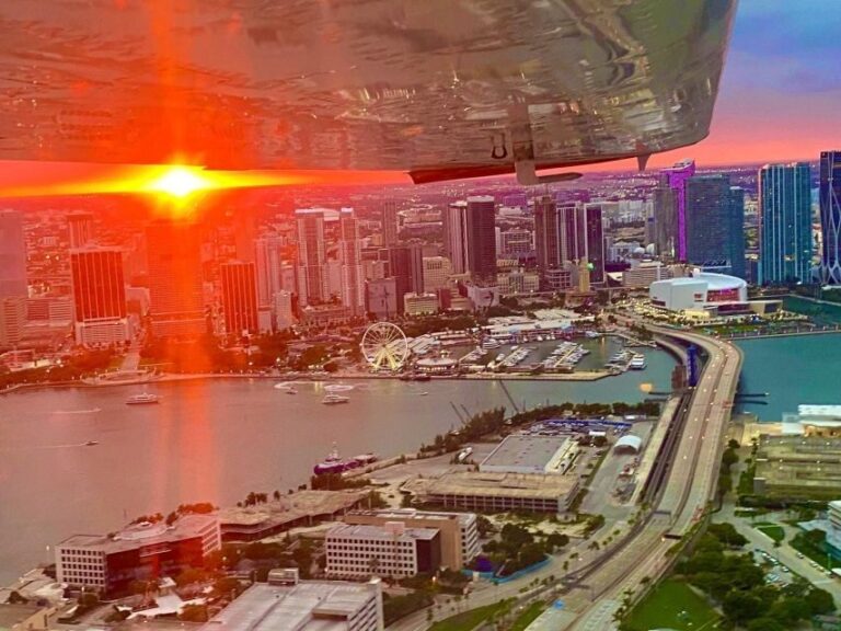 Miami Sunset: Private Luxury Airplane Tour - The Itinerary: From Coral Gables to Downtown Miami